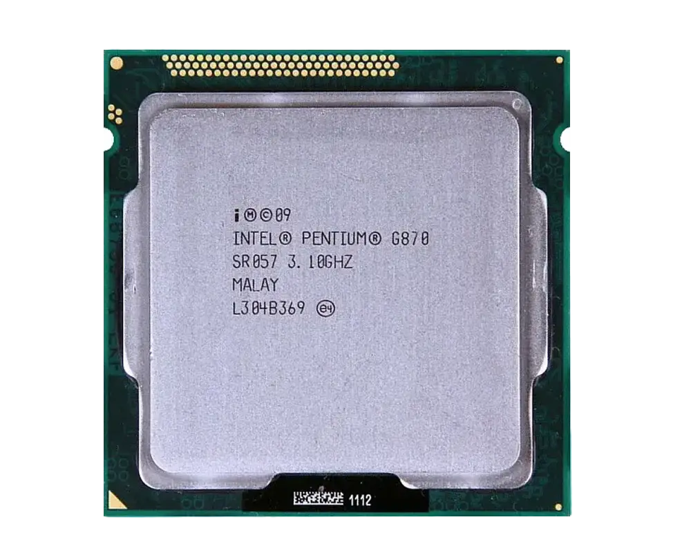 پردازنده مرکزی کامپیوتر اینتل مدل Sandy Bridge Pentium G870 بدون پک